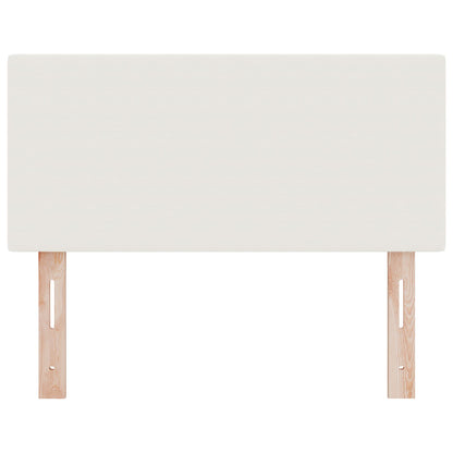 Hoofdbord Effen Design Korduroy Stof Crème 100 cm Laag hoofdbord