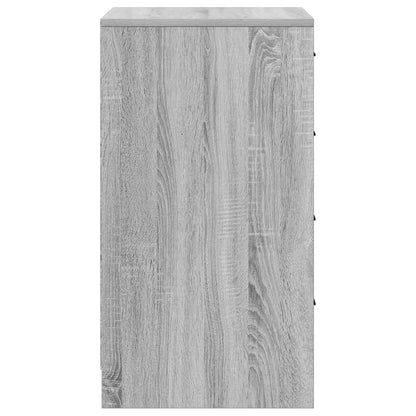 Sideboard 40X41X75 Cm Bewerkt Hout Grijs sonoma