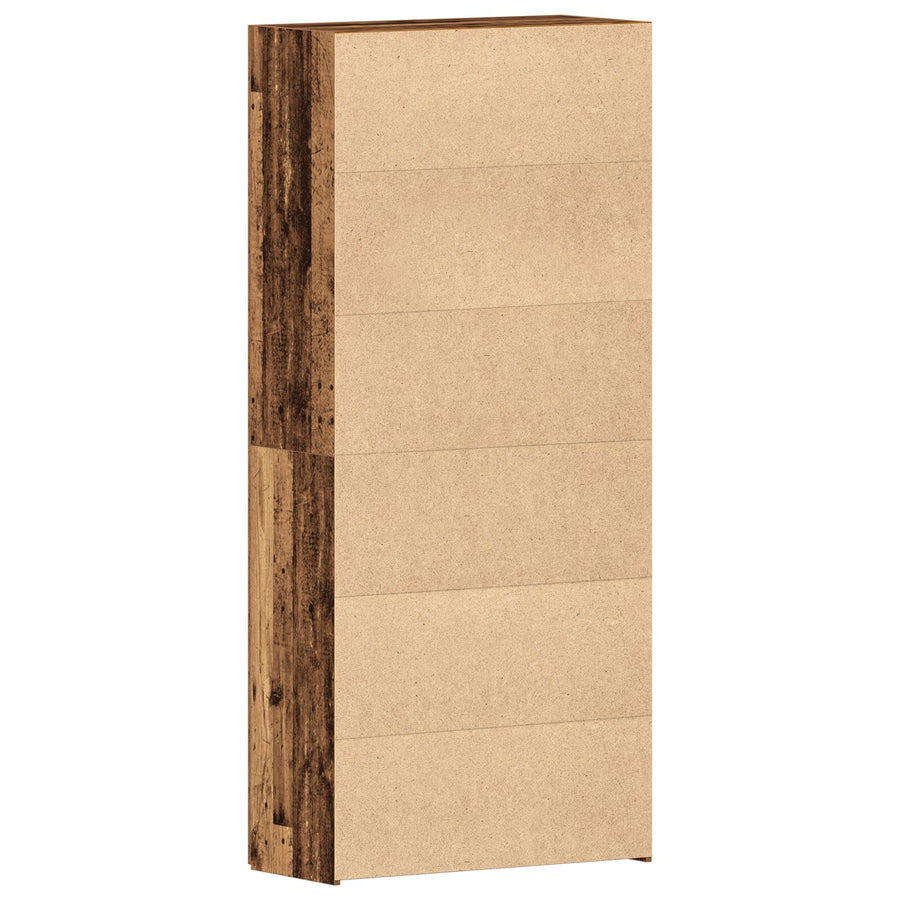 Schoenkast Oude Hout Massief Gerecycled Hout Schoenrek