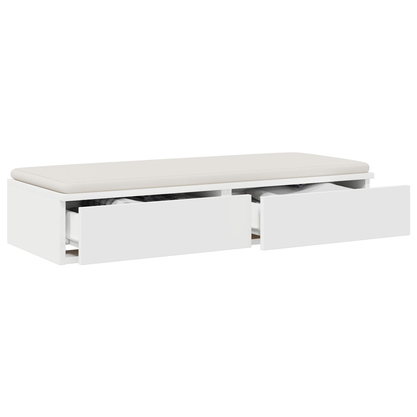 Bedlade Gemaakt Van Hout Wit 100 x 36,5 x 16,5 cm