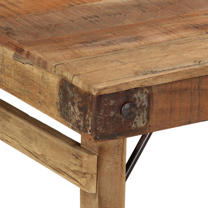 Salontafel Natuurlijk Hout Massief Hout Simpel 110 x 55 x 40 cm