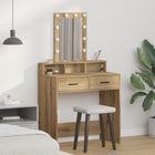 Console table with drawer Brown 79 x 41 x 140 cm Engineered wood