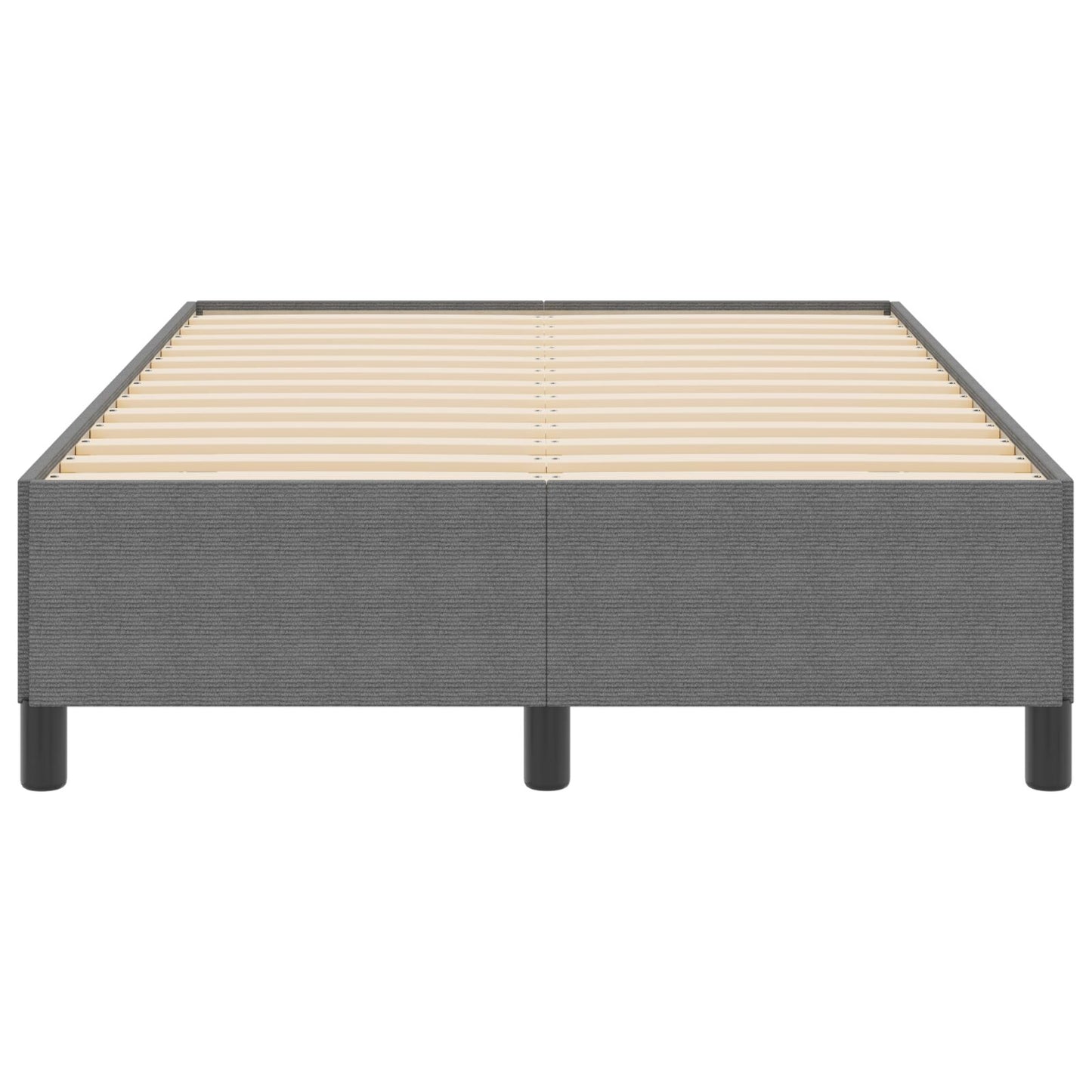Bedframe Corduroy Stof Lichtgrijs 120 x 190 cm