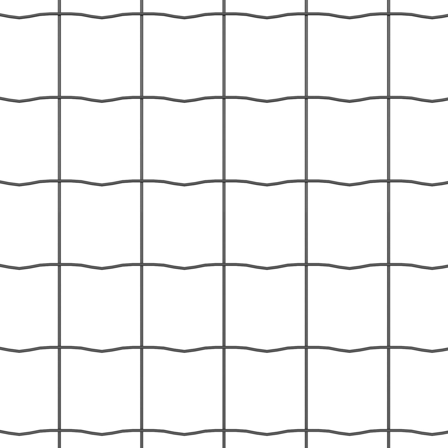 Tuinhek Set 2 Packs Grijs Metaal 10 X 1 M Duurzaam Tuinhek