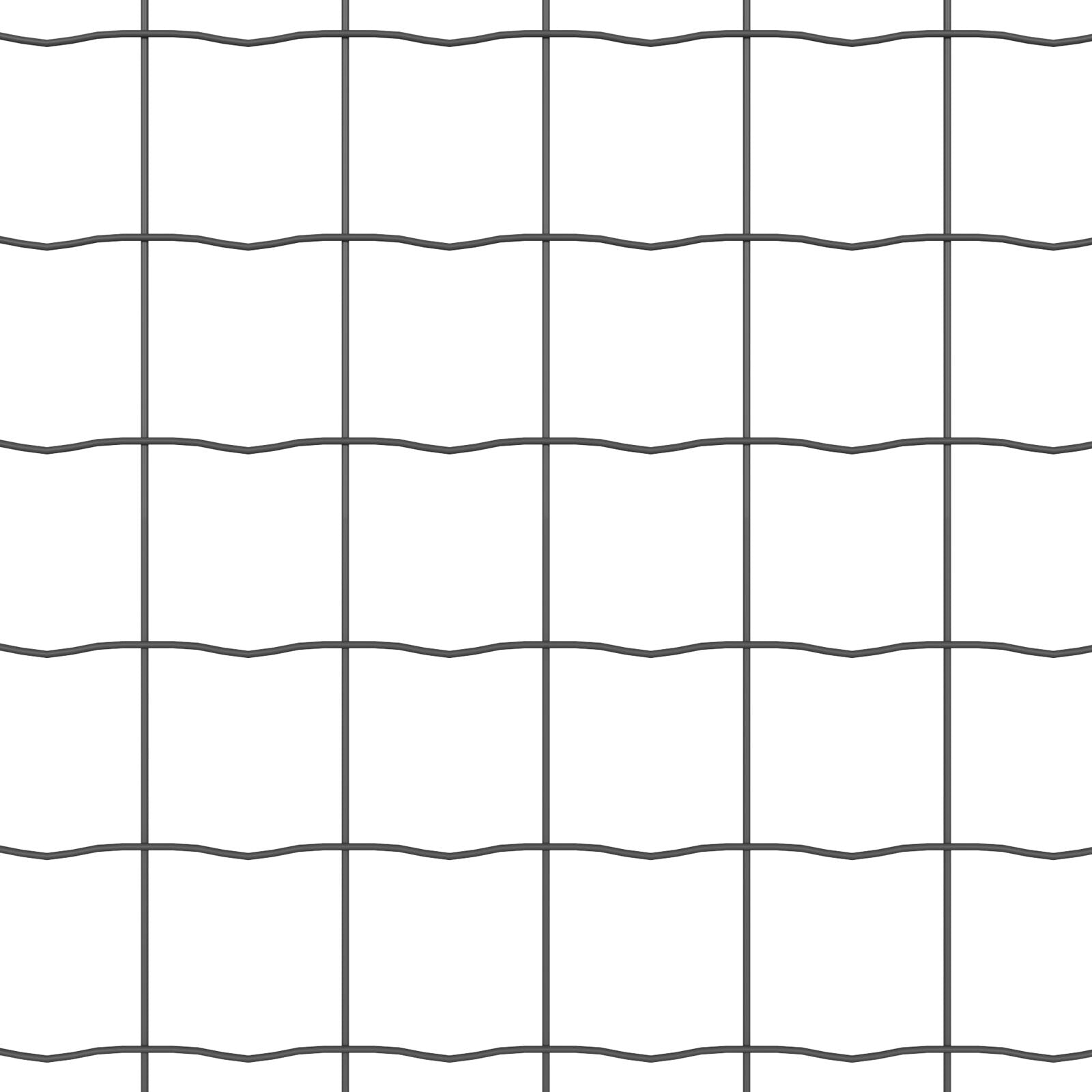 Tuinhek Set 2 Packs Grijs Metaal 10 X 1 M Duurzaam Tuinhek