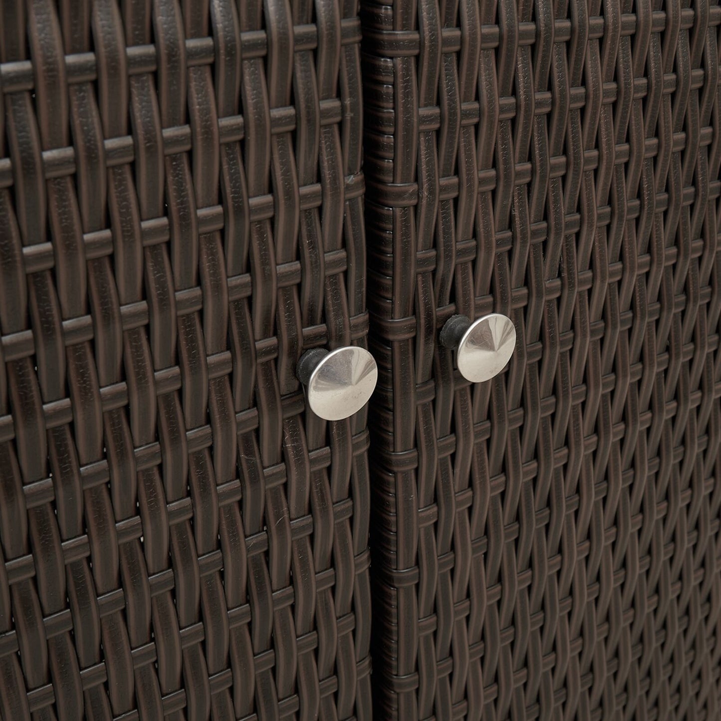 Opbergkast 100X36X102 Cm Rattan Bruin