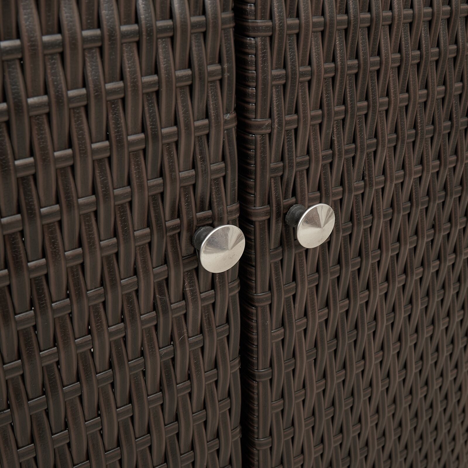 Opbergkast 100X36X102 Cm Rattan Bruin