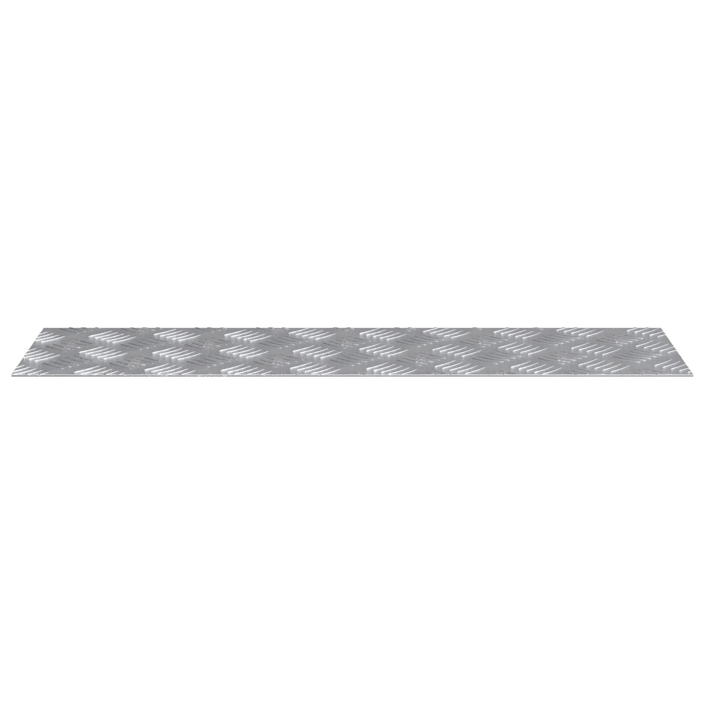 Aluminium Dambordplaten 4 Stuks Anti-Slip 70X20 Cm 70 x 20 x 0.2 cm Rechthoekig