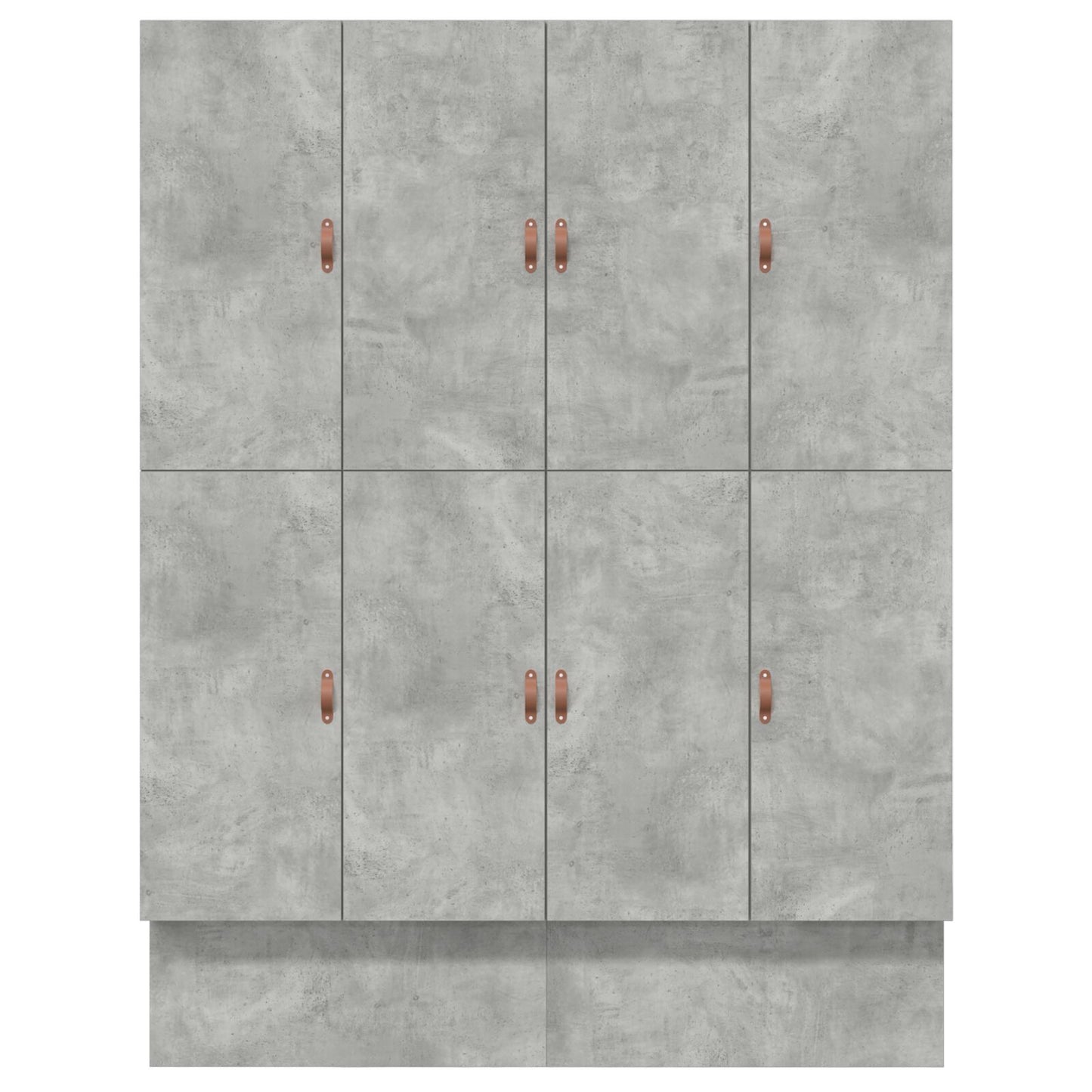 Opslagbedframe Beton Grijs 180X200 Cm Artisanaal Eiken