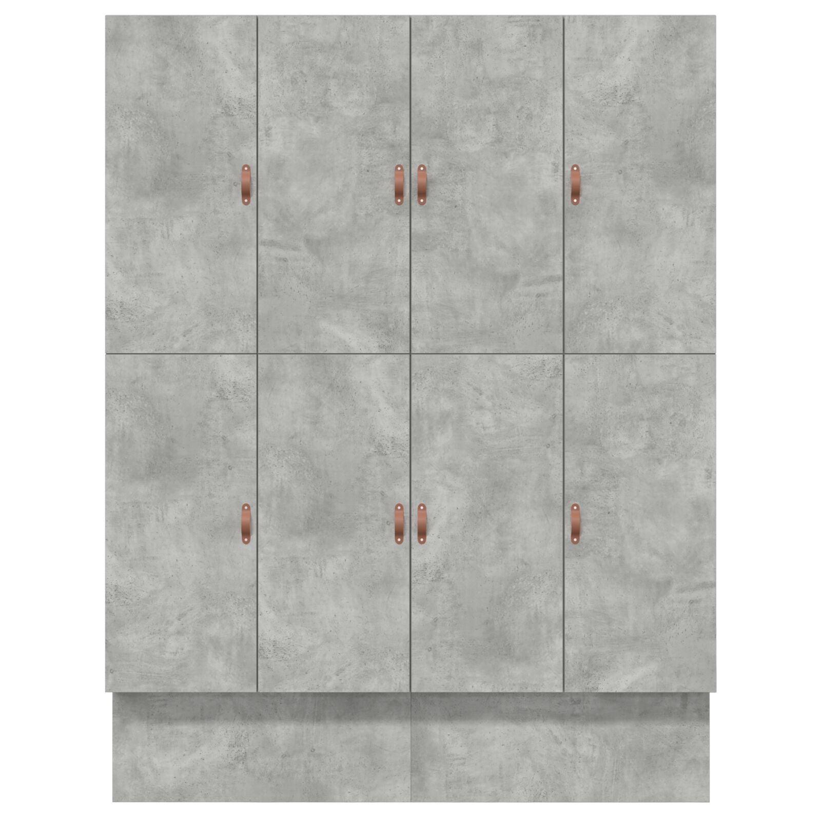 Opslagbedframe Beton Grijs 180X200 Cm Artisanaal Eiken