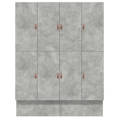 Opslagbedframe Beton Grijs 180X200 Cm Artisanaal Eiken