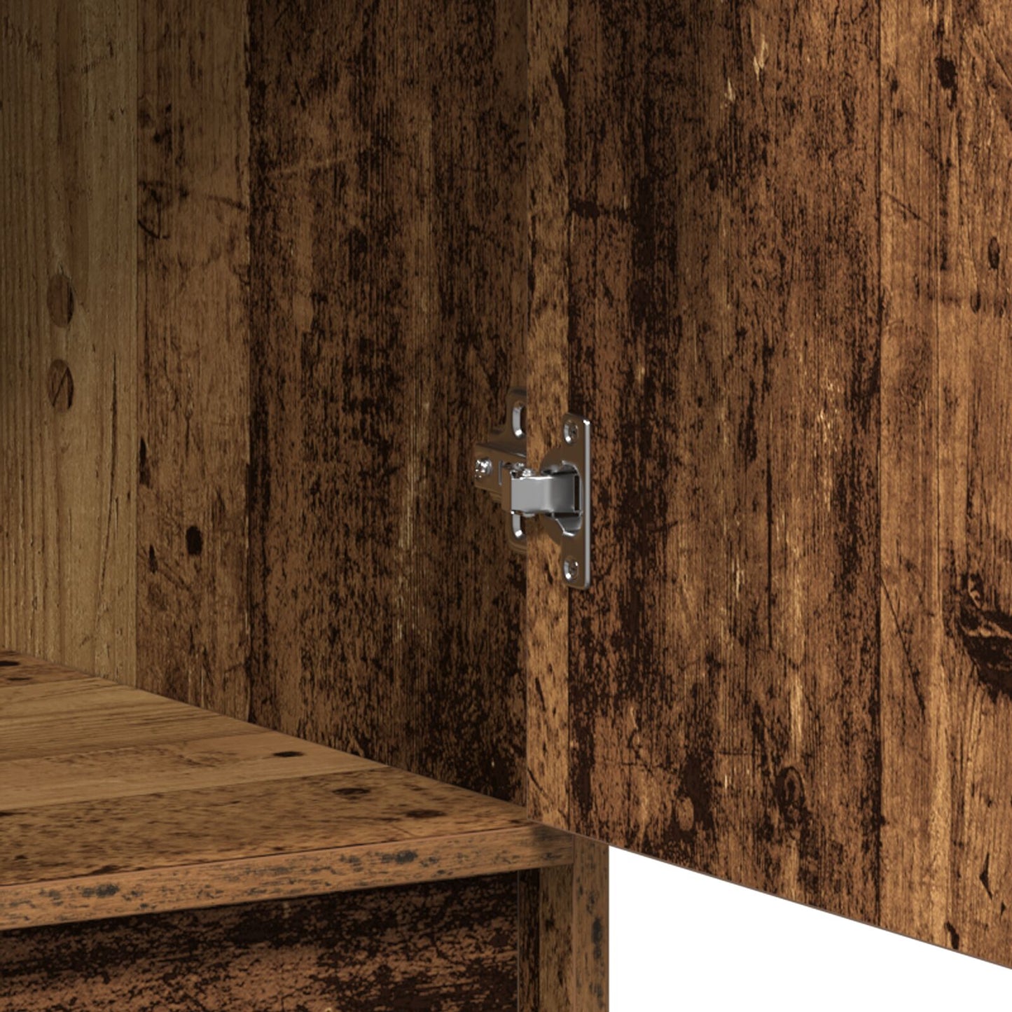 Hoge Kast 40X41X135 Cm Oude hout