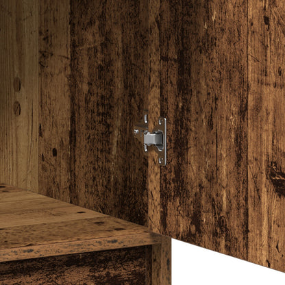 Hoge Kast 40X41X135 Cm Oude hout