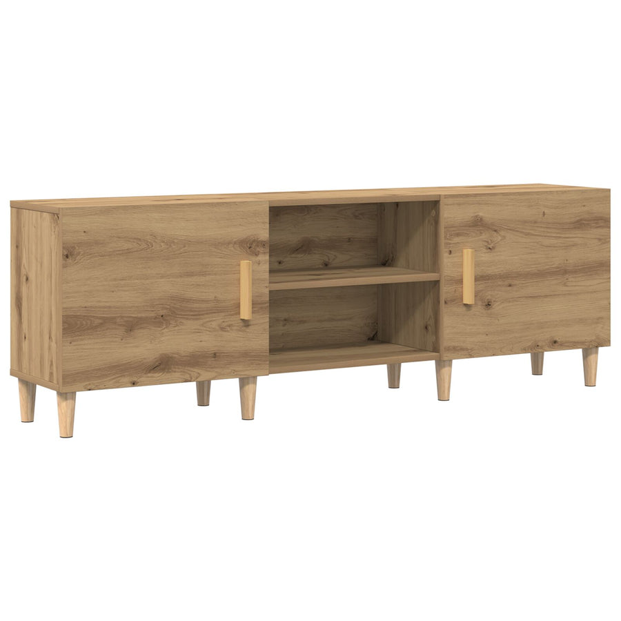 Tv-Meubel In Artisan Eiken - 150X30X50 Cm - Gemaakt Van Engineered Wood