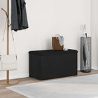 Opbergbank zwart eiken 82x42x45 cm