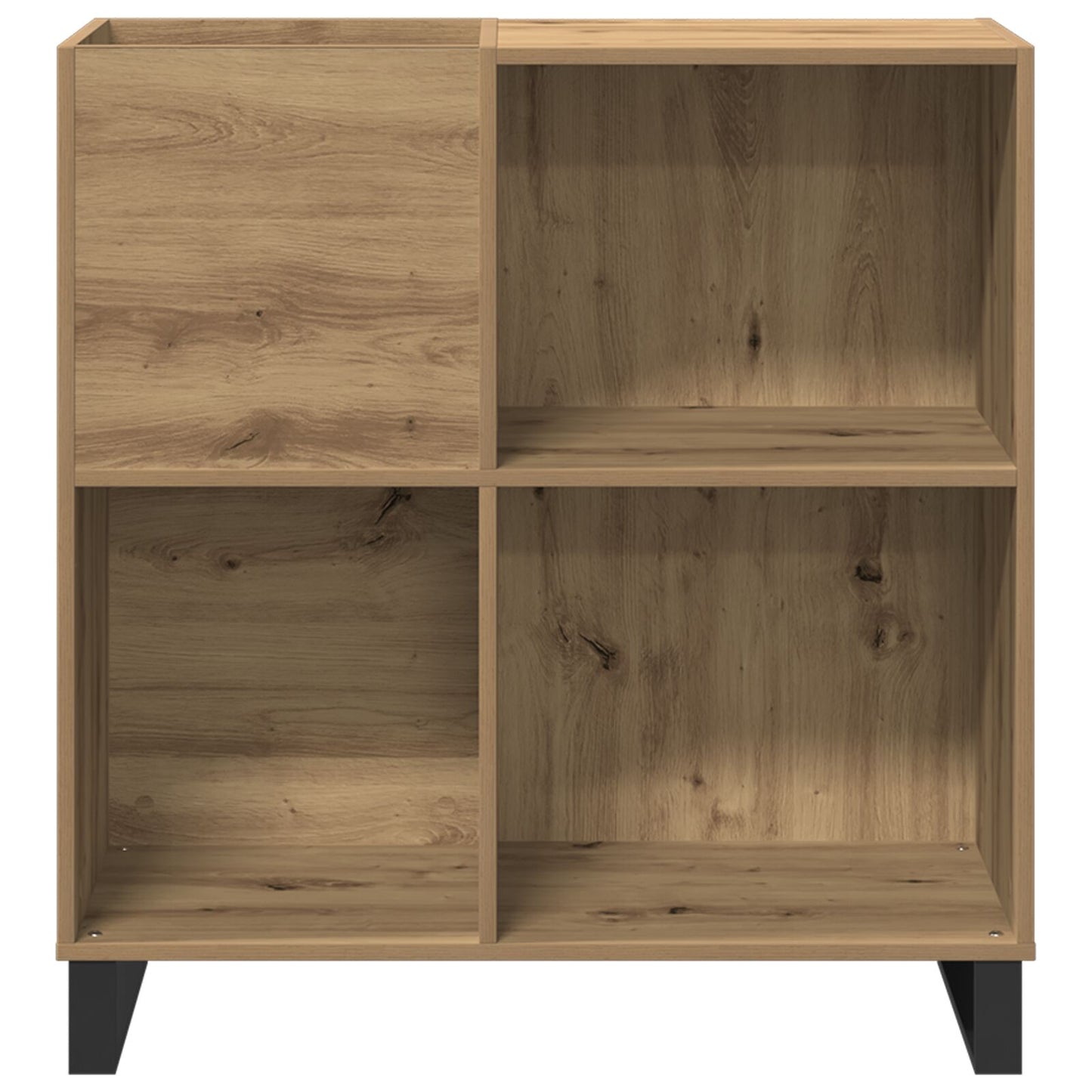 Platenkast 84,5X38X90 Cm Geengineerd Hout Oude Hout