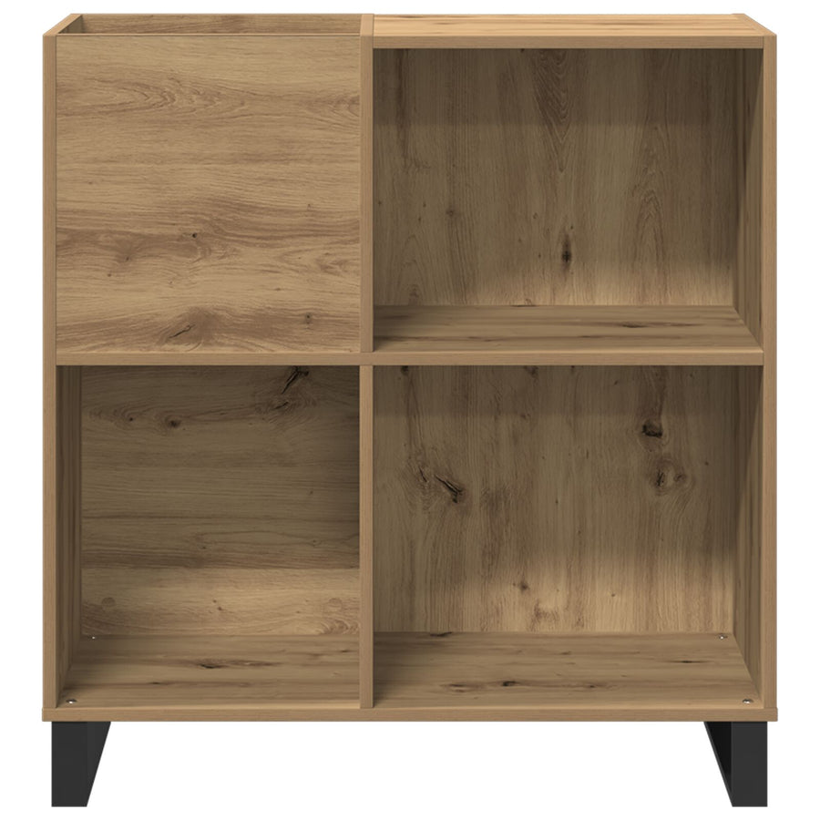 Platenkast 84,5X38X90 Cm Geengineerd Hout Oude Hout