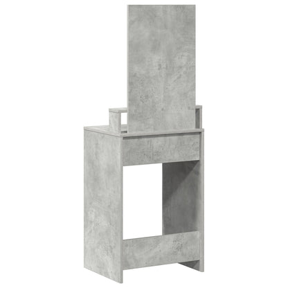 Kaptafel Met Lades Betonnen Grijs 50 x 41 x 140 cm Beton Grijs