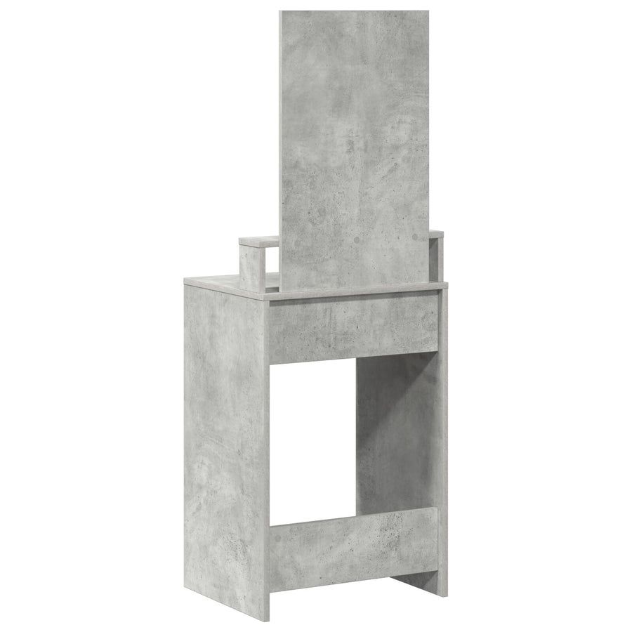 Kaptafel Met Lades Betonnen Grijs 50 x 41 x 140 cm Beton Grijs