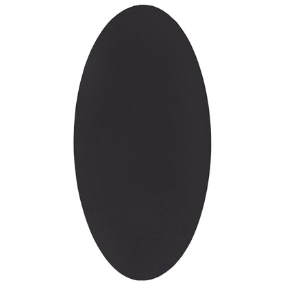 Vloerkleed ""Huarte"" Ovaal Zwart 100 x 200 cm