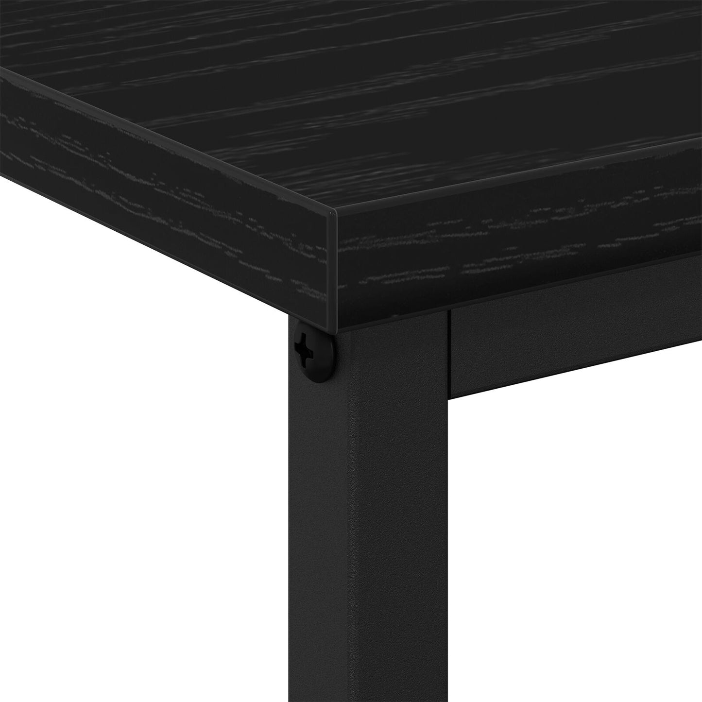 Nachtkastje 41X31X80 Cm Bewerkt Hout Zwart eiken