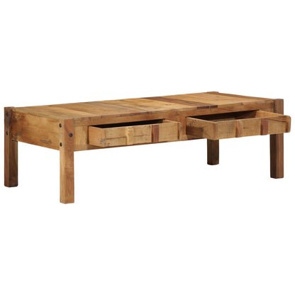 Salontafel 110X55X35 Cm Massief Hout