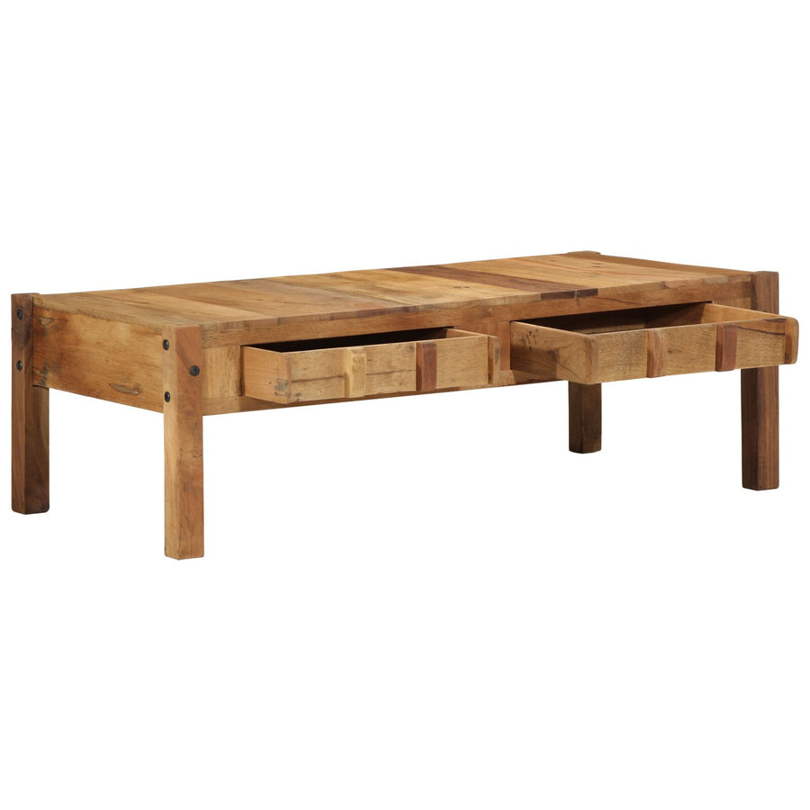 Salontafel 110X55X35 Cm Massief Hout