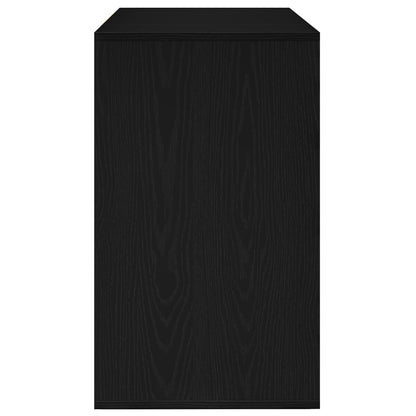 Sideboard Zwart Eiken Massief Eikenhout Zwart Eiken Sideboard