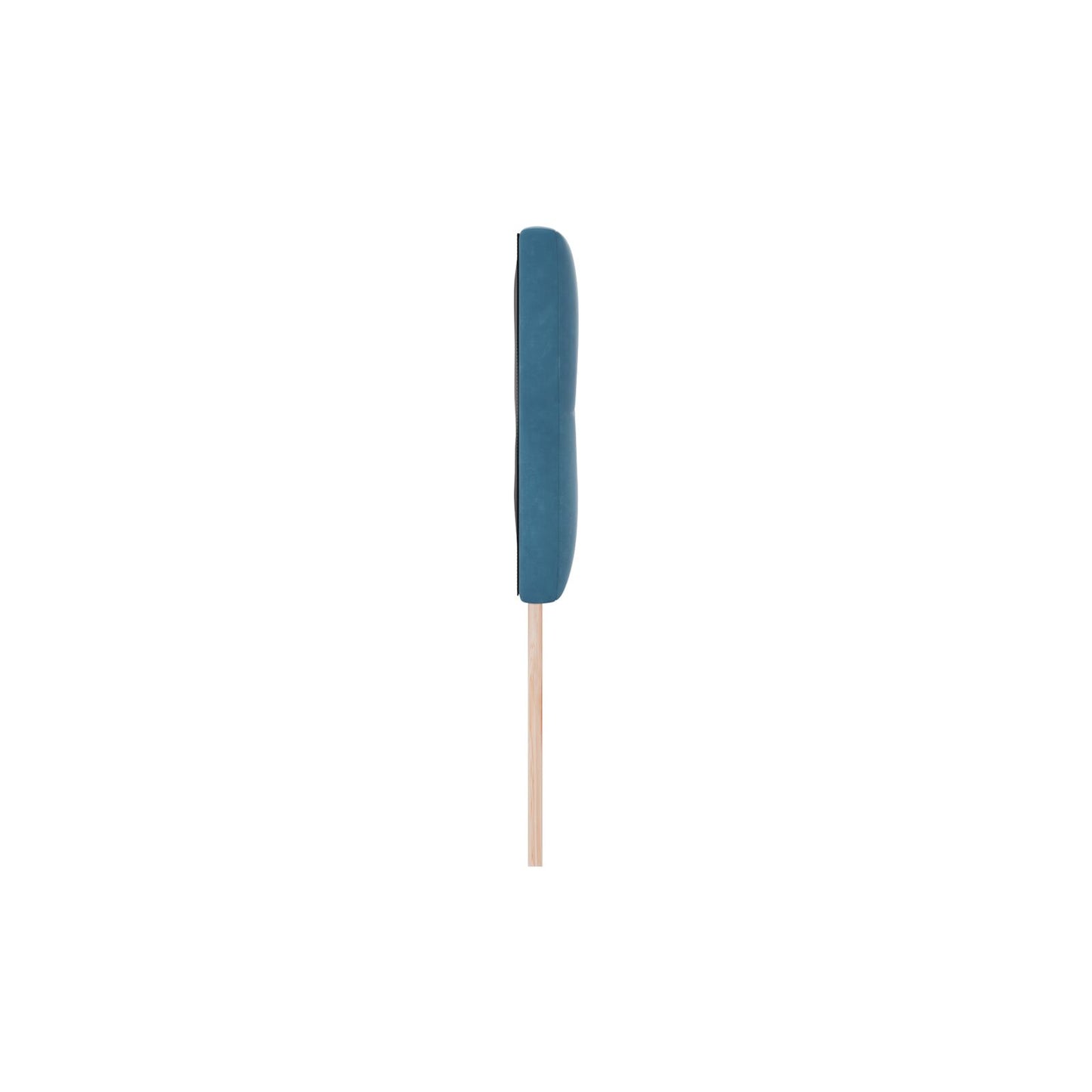 Hoofdbord Knopgetuft Fluweel Donkerblauw 160 cm Laag hoofdbord