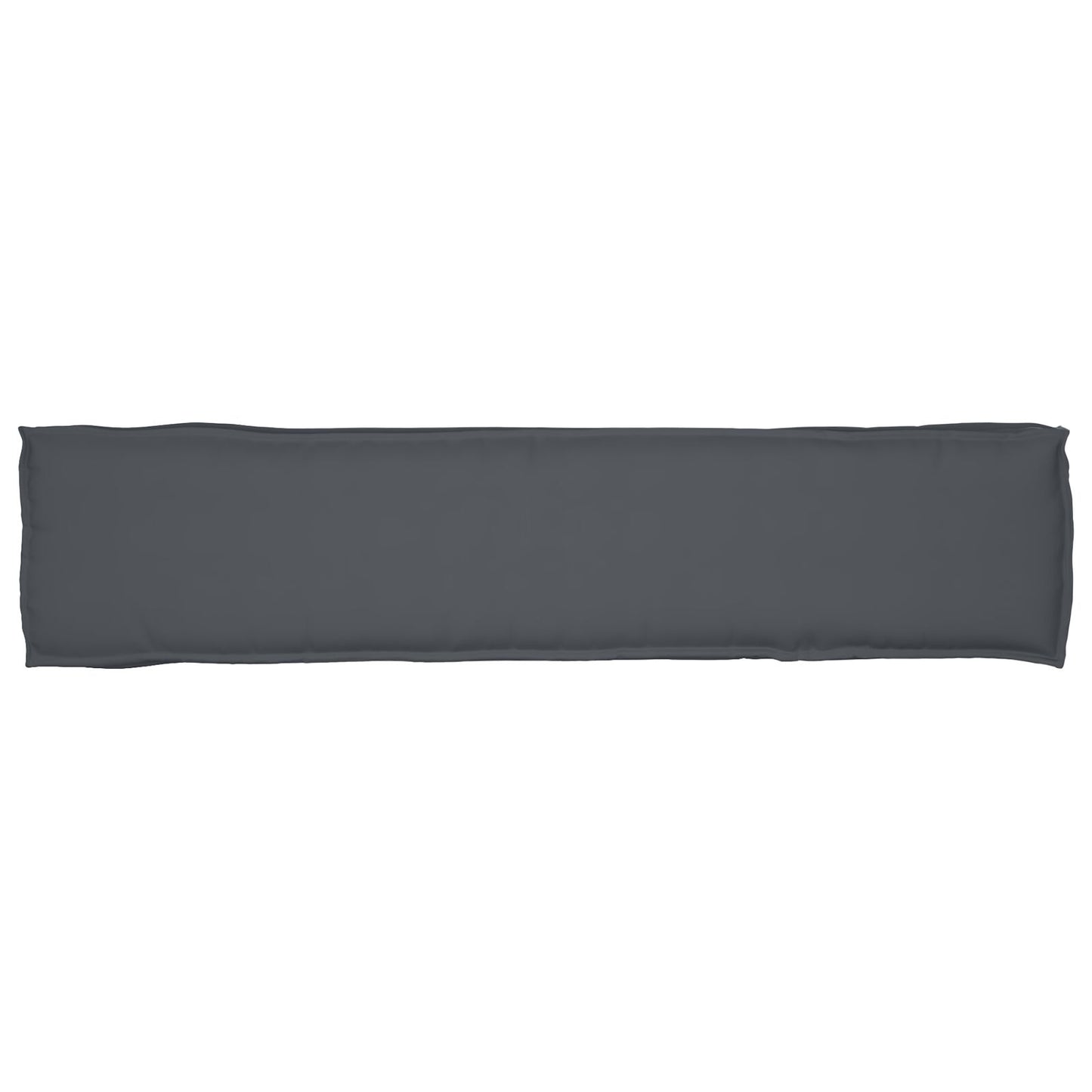 Pallet Kussens Voor De Bank 2 Stuks 180X40X8 Cm Polyester Grijs