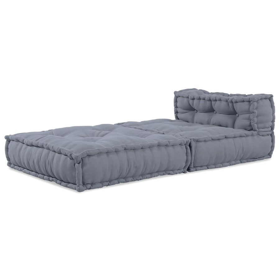 Modular Poef 70X70X54 Stof Grijs 70 x 70 x 54 cm Middelgrote sofa