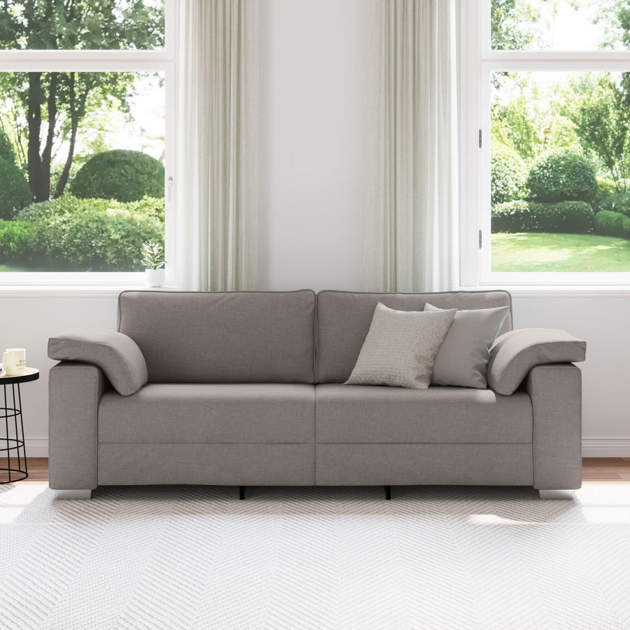 3-Zits Bank Stof Taupe 178 cm