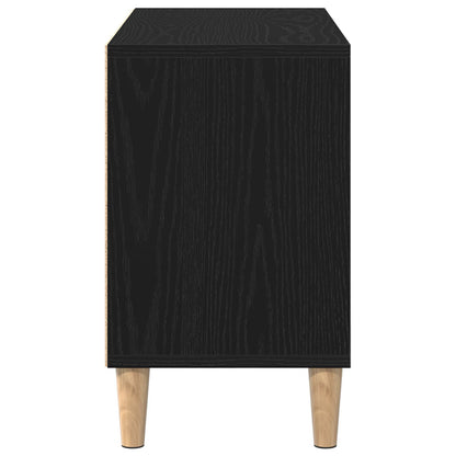 En Tv-Kast - 69.5X30X50 Cm, Gemaakt Van Bewerkt Hout 69.5 cm Zwarte eik