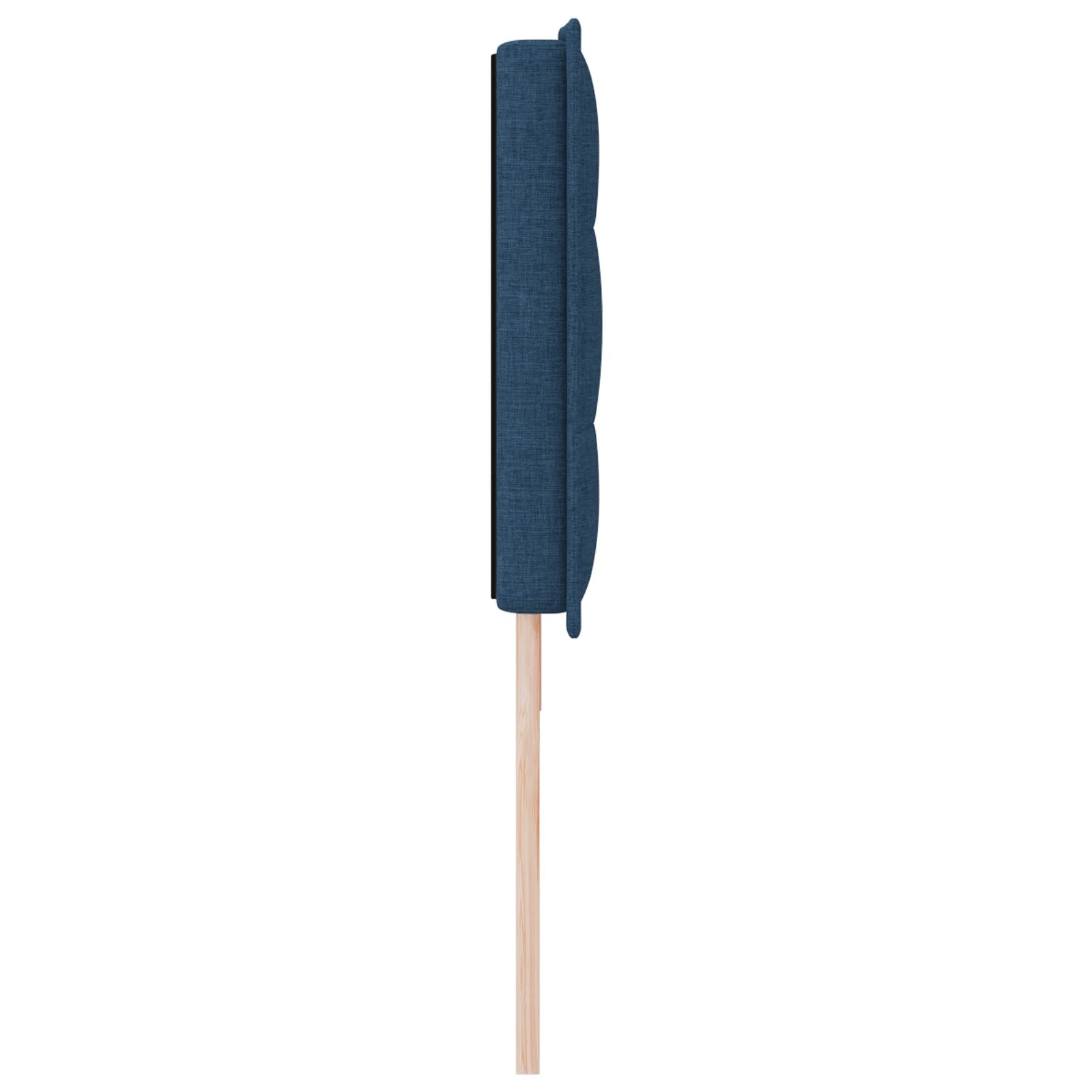 Hoofdbord Lijnen Ontwerp Stof Blauw 180 cm Laag hoofdbord