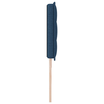 Hoofdbord Lijnen Ontwerp Stof Blauw 180 cm Laag hoofdbord