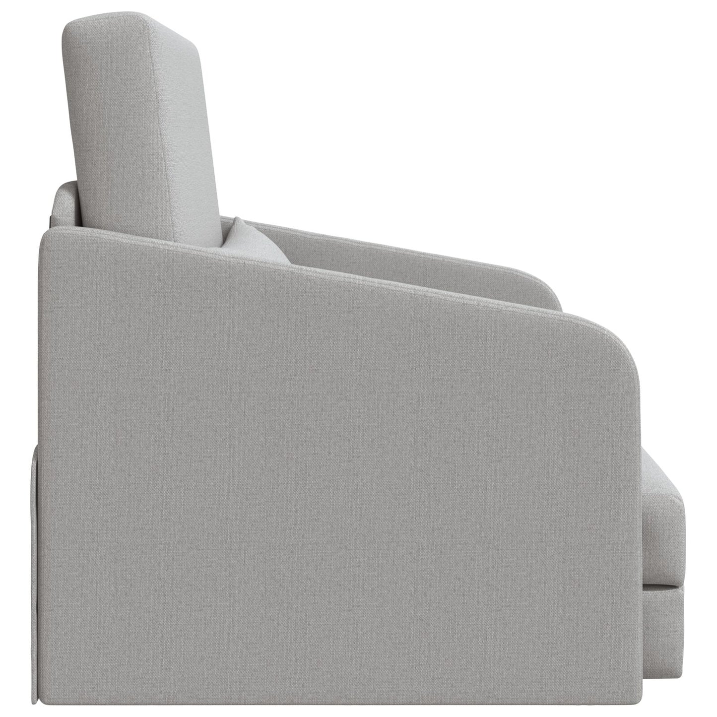 Vloer Sofa Bed 2-In-1 65X80X83 Cm Stof Cloud grey