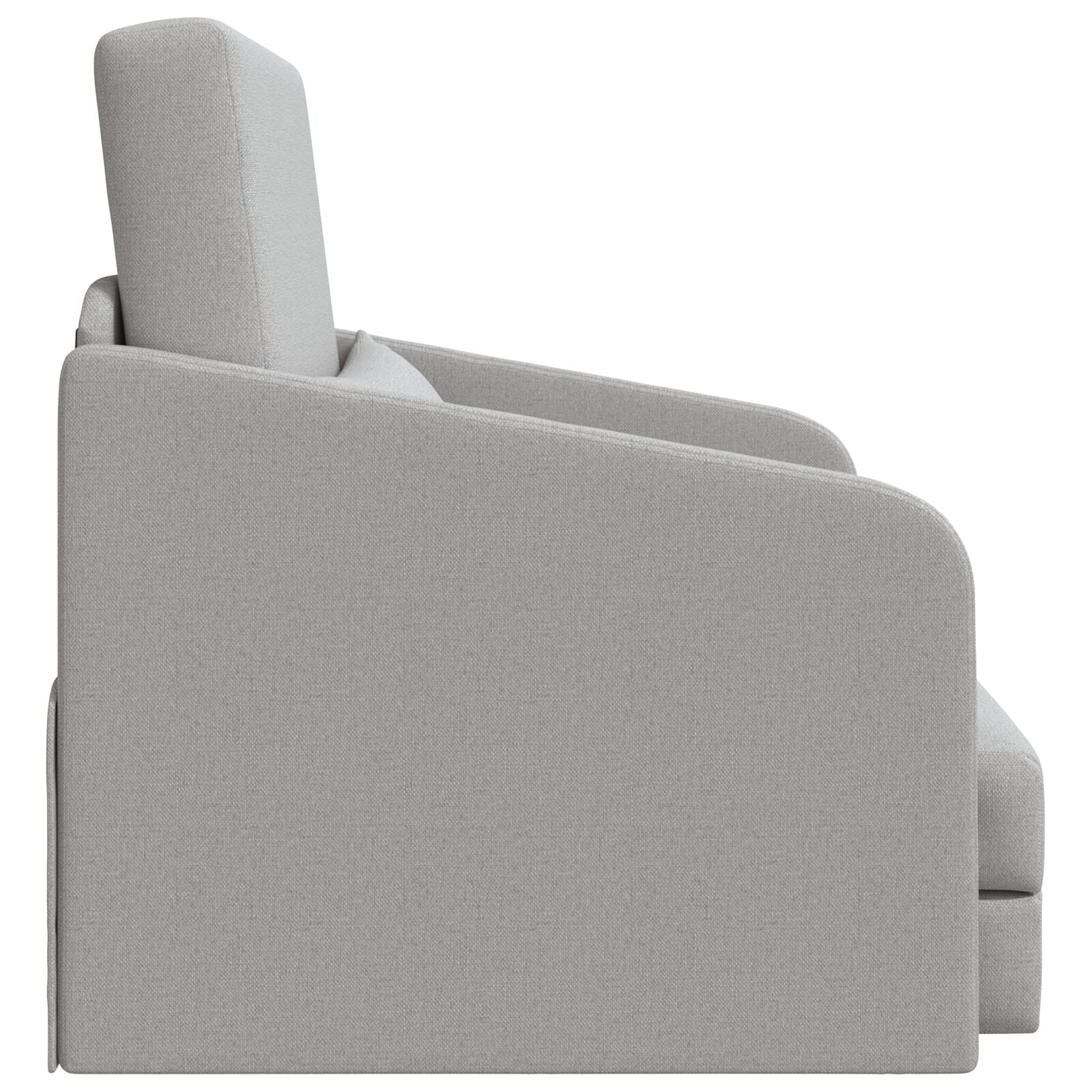 Vloer Sofa Bed 2-In-1 65X80X83 Cm Stof Cloud grey