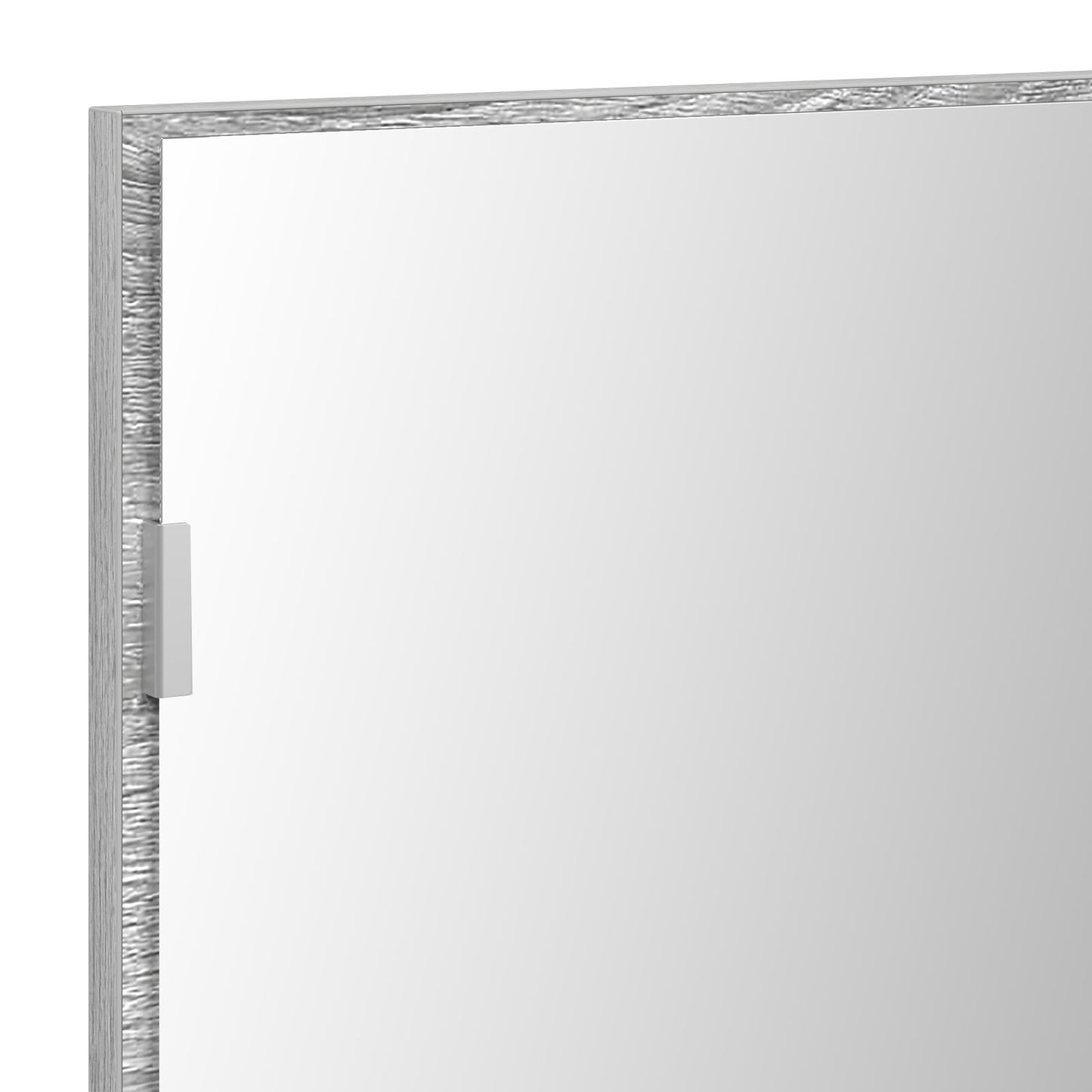 Badkamerspiegelkast Met Led Licht Grijs Sonoma 80X37 Cm