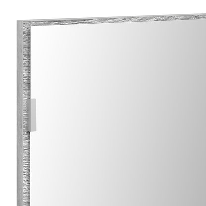 Badkamerspiegelkast Met Led Licht Grijs Sonoma 80X37 Cm