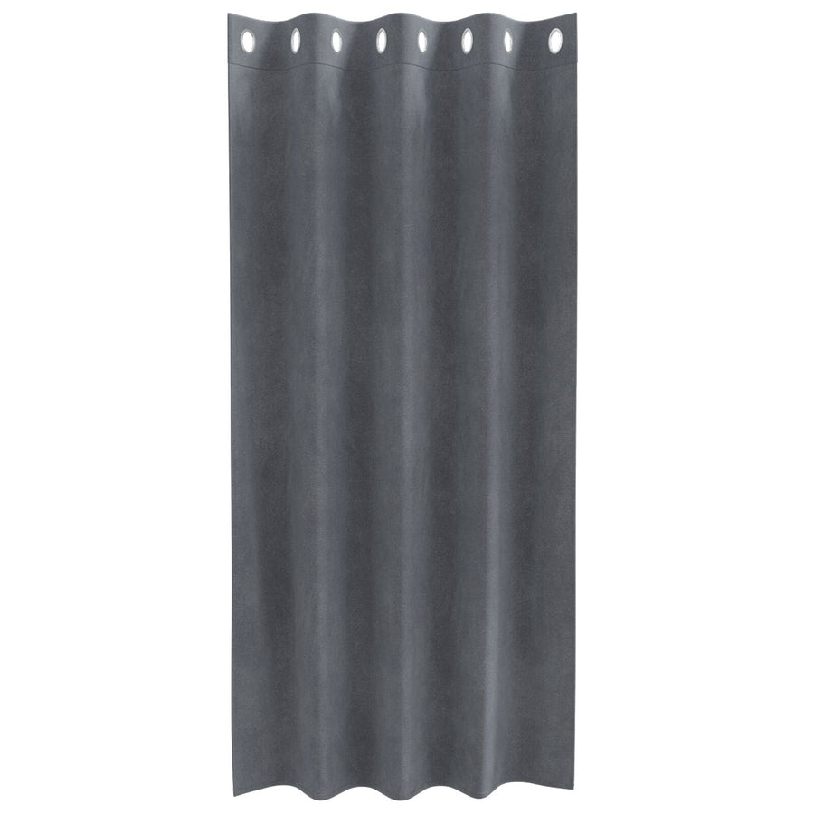 Blackout Gordijnen 2 Stuks Fluweel Super Lichtgrijs 140 x 175 cm met oogjes