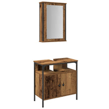 2-Delige Badkamermeubelset Oud Hout Gefabriceerd Hout Oude hout