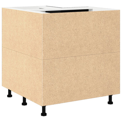 Zwarte Eiken Hoek Onderkast - 75.5X75.5X81.5 Cm