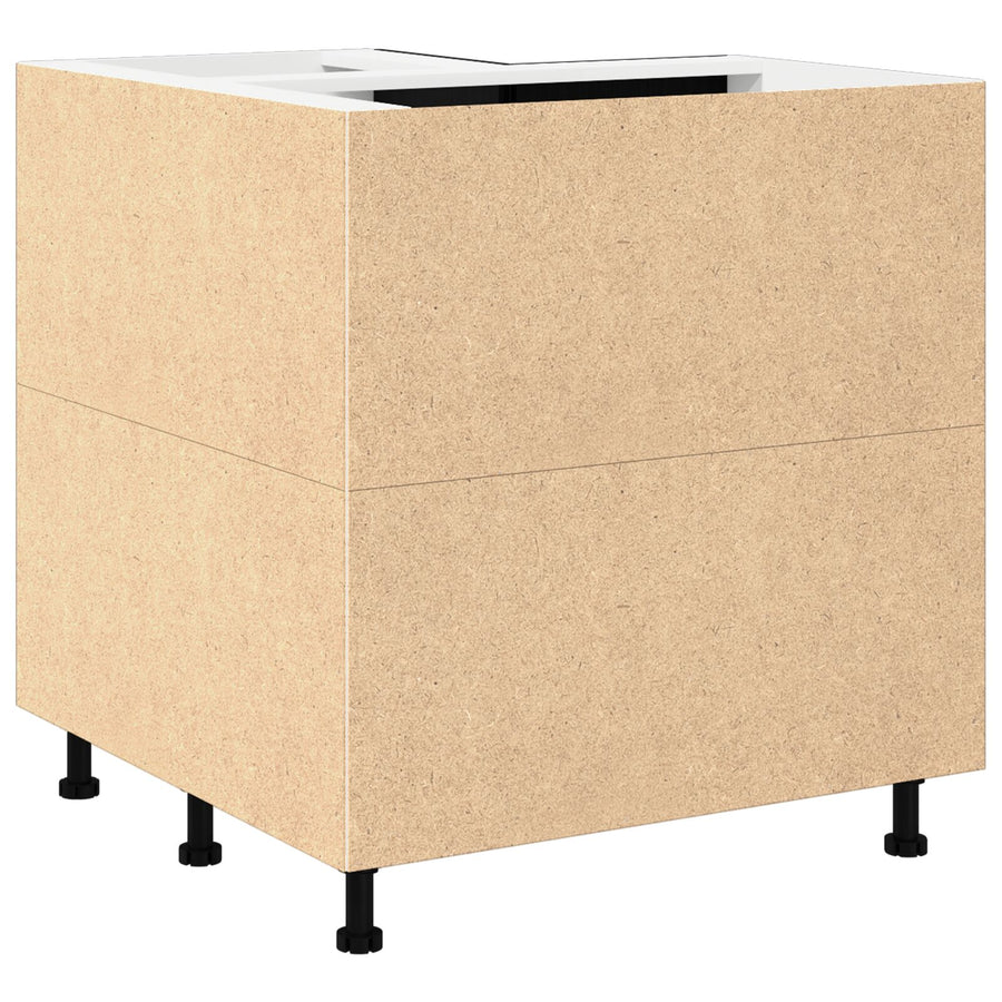 Zwarte Eiken Hoek Onderkast - 75.5X75.5X81.5 Cm