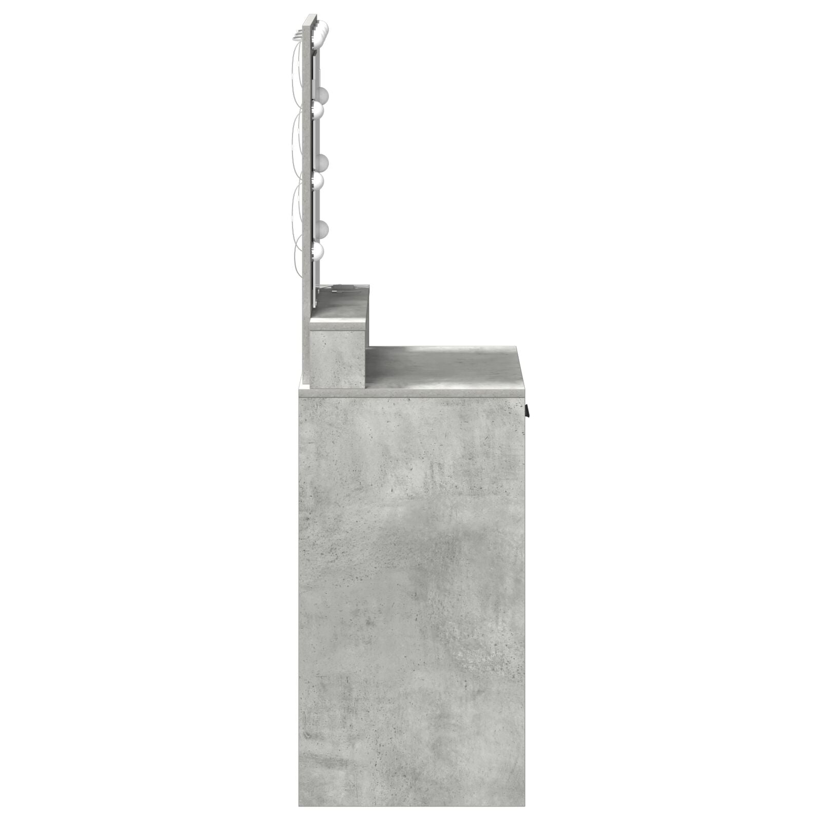 Kaptafel Met Led-Verlichting Betongrijs Beton grijs 50 x 41 x 140 cm