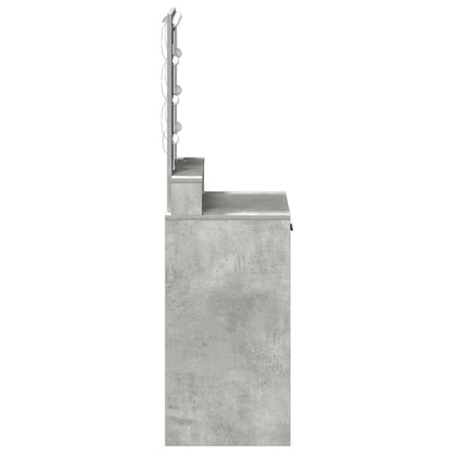 Kaptafel Met Led-Verlichting Betongrijs Beton grijs 50 x 41 x 140 cm