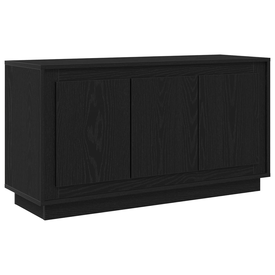 Sideboard Zwart Eiken 102X35X55 Cm Engineered Wood