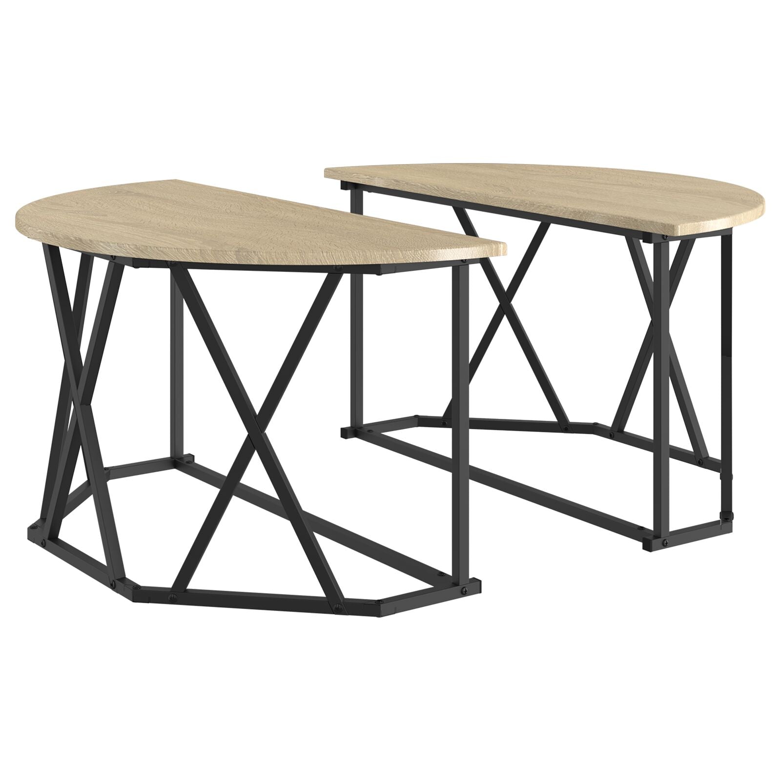 Salontafel 80X80X42 Cm Gelaagd Hout Sonoma eiken