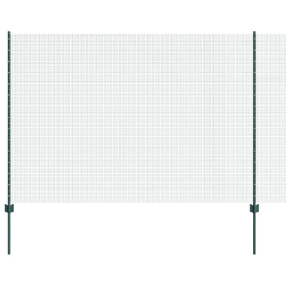 Gelaste Draadafgrond Met 5 U-Post Groen 1.6X10 M Staal