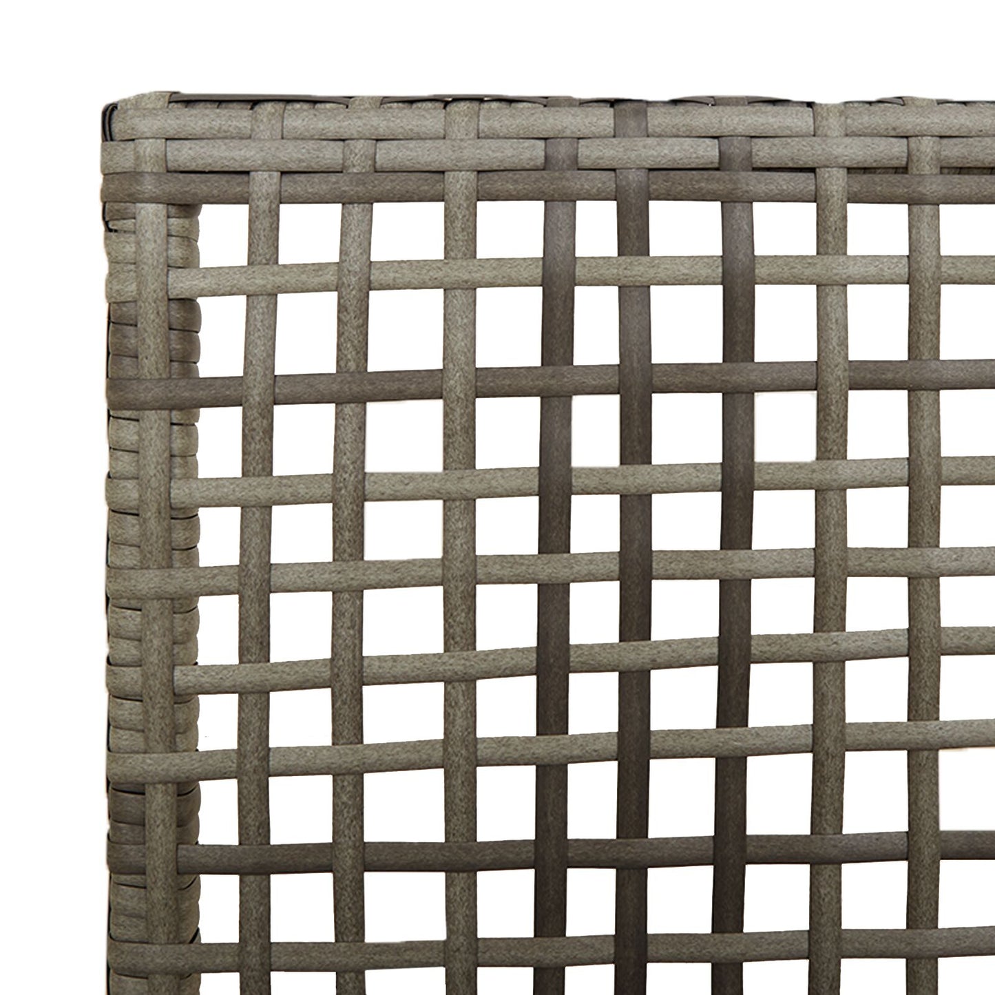 Tuinstoelen 2 Stuks Met Kussens Poly Rattan Grijs en donkergrijs