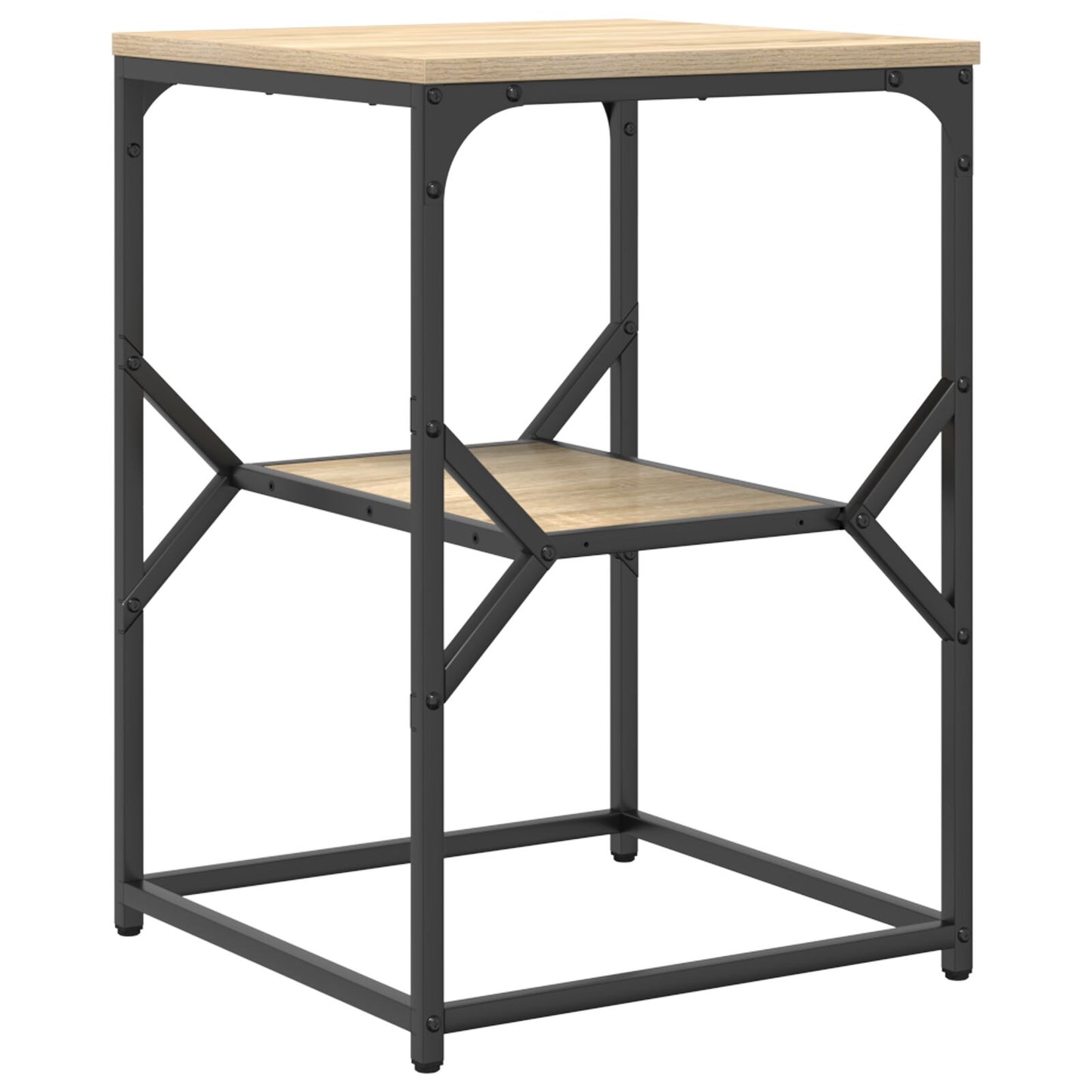 Bijzettafel 41X40X60 Cm Engineered Wood Sonoma eiken